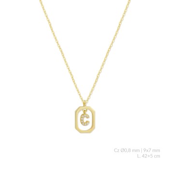 Silver necklace | C