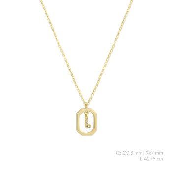 Silver necklace | L