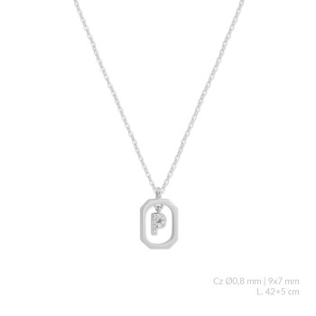 Silver necklace | P