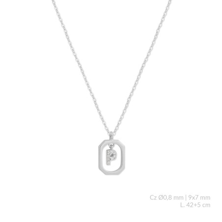 Silver necklace | P