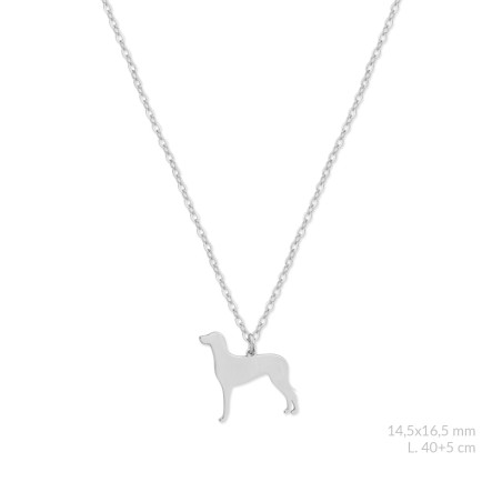 Silver necklace | Weimaraner