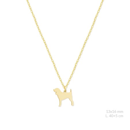 Silver necklace | Beagle