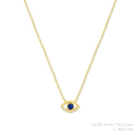 Sautoir en Argent avec oxyde de zirconium