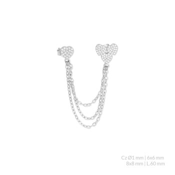 Pendientes de Plata de Ley...
