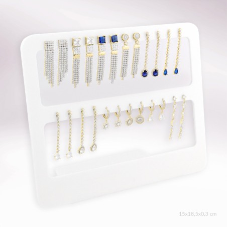 Display - 12 pairs of earrings