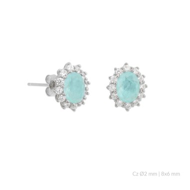 Silver earrings