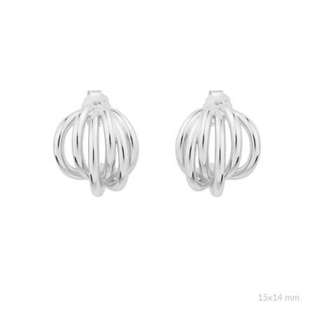 Silver earrings