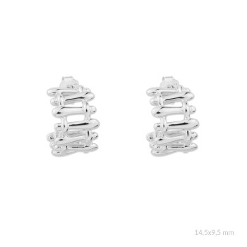 Silver earrings
