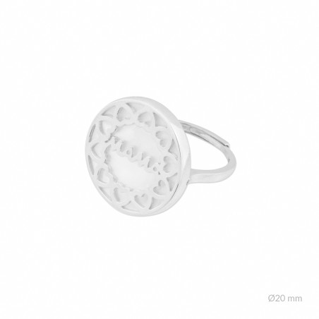 Bague en Argent et nacre