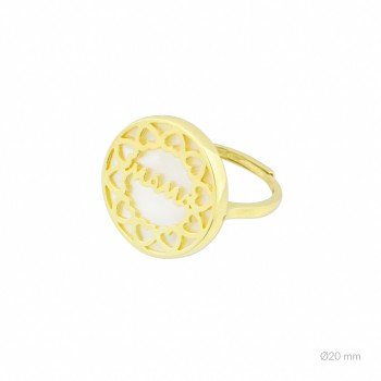 Silver ring and... 2