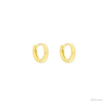Silver earrings | Ø10mm 2