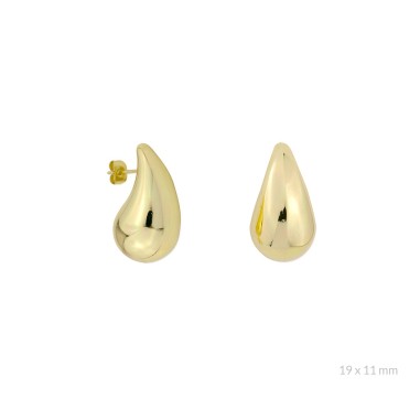 Boucles d'oreilles en Argent | 19x11 mm