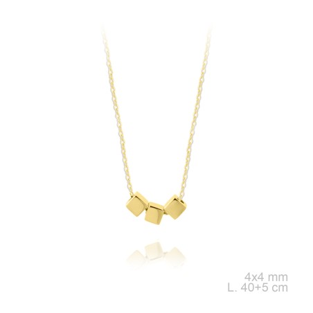 Gargantilha em Prata Esterlina e Zircões (Madrepérola)