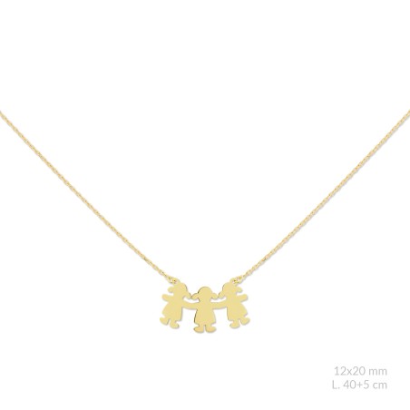 Gargantilha em Prata Esterlina  | Menina / Menina / Menina