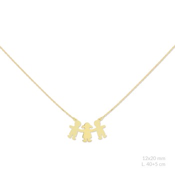 Silver necklace with cubic... 2