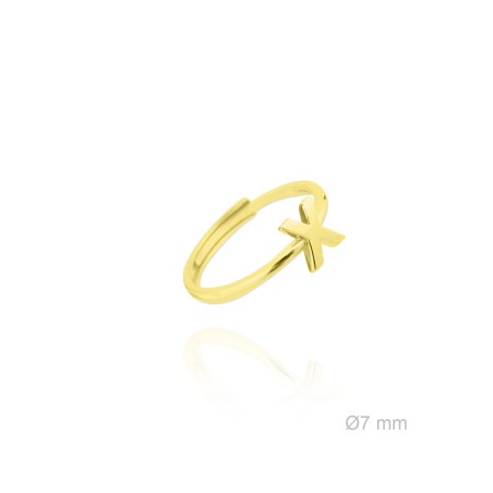 Bague en Argent | Lettre X