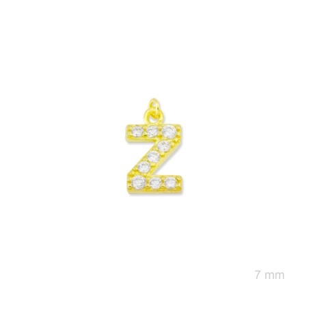 Charm de Plata de Ley (Letra Z)