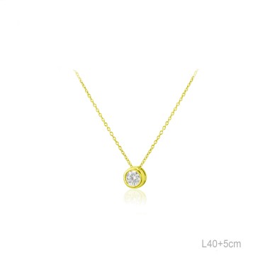 Gargantilla Chatón Dorado 5mm