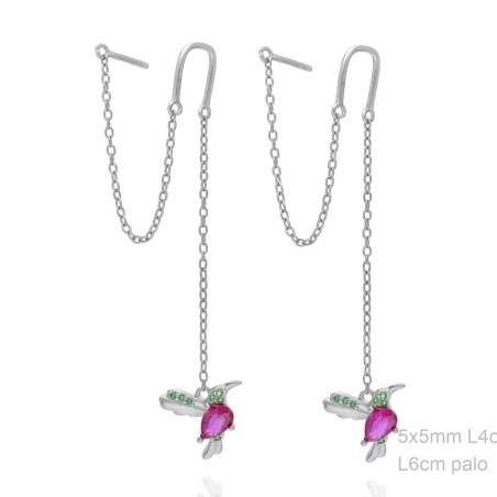 Boucles d'oreilles Zircons