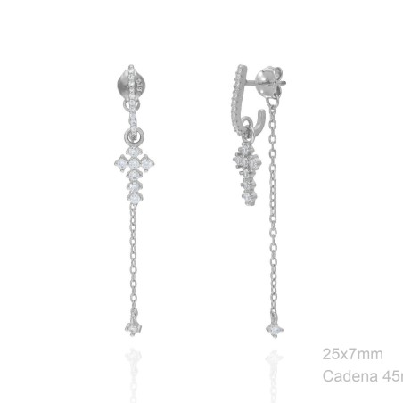 Boucles d'oreilles Zircons
