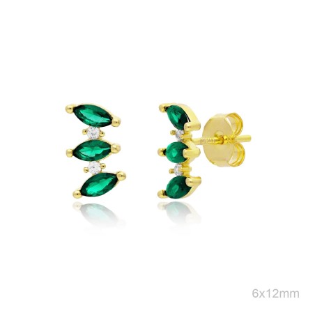 Boucles d'oreilles Zircons