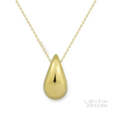 Silver Necklace | 23x13 mm