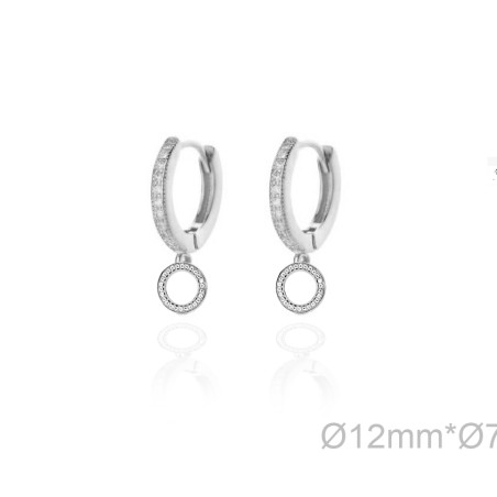 Boucles d'oreilles Zircons