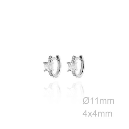 Boucles d'oreilles Zircons