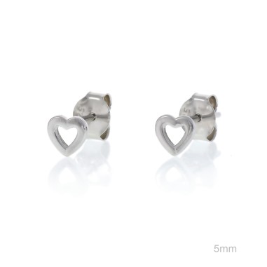 Pendientes Presión Mini Corazón