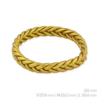 Bracelet en feuilles d'or |...