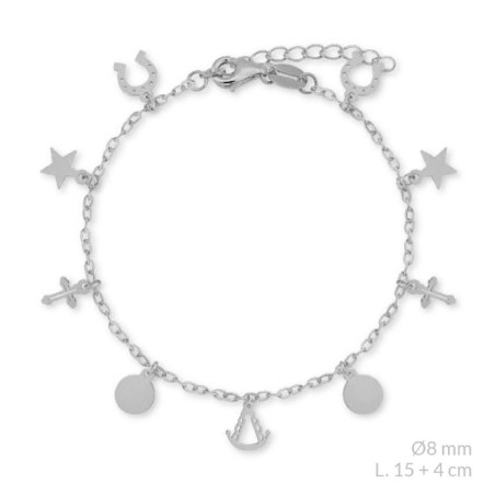 Pulsera de Plata de Ley | Virgen del Rocío