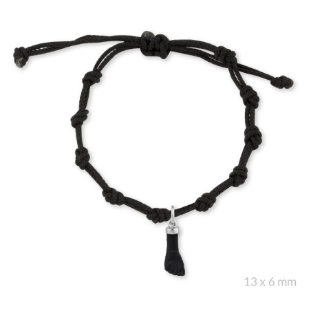 Pulsera de Plata de Ley | Negro