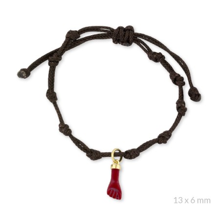 Pulsera de Plata de Ley | Marrón