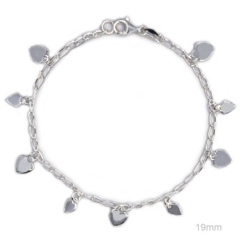 Pulsera Plata Lisa Plateada... 2