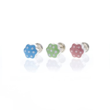 Boucles d'oreilles Argent lisse