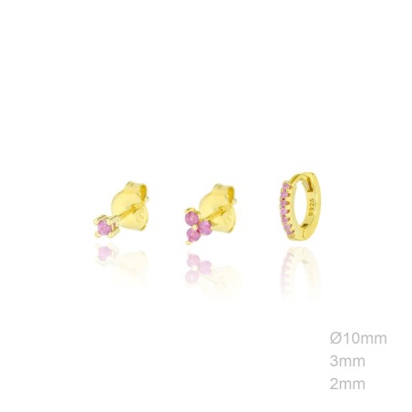 Boucles d'oreilles Zircons