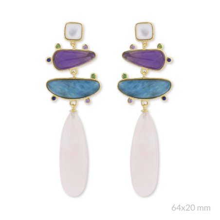 Boucles d'oreilles en Argent