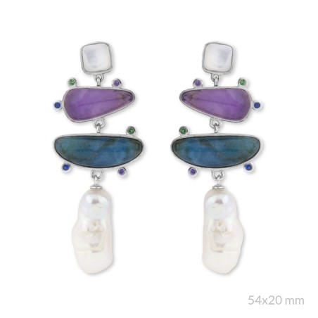 Boucles d'oreilles en Argent