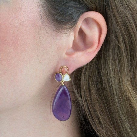 Boucles d'oreilles en Argent