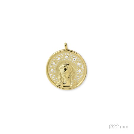 Colgante de Plata de Ley | Virgen María