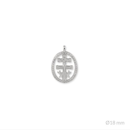 Colgante de Plata de Ley | Cruz de Caravaca