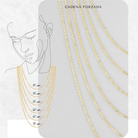 Corrente de Prata Esterlina 65 cm | 60+5 de corrente de extensão