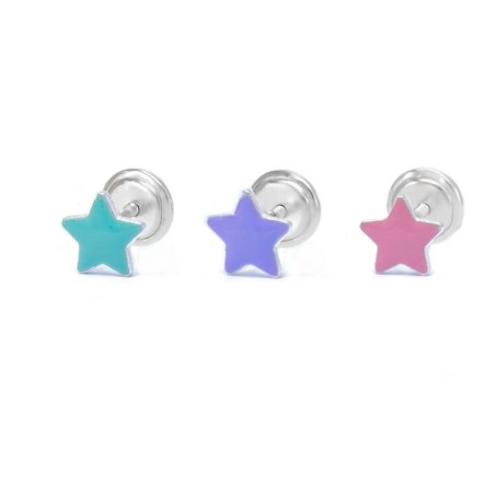 Boucles d'oreilles Argent lisse