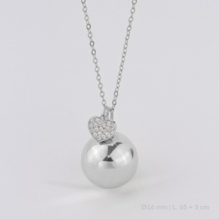 Llamador de Ángel de Plata de Ley | Ø16 mm