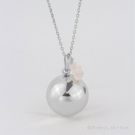 Llamador de Ángel de Plata de Ley | Ø19 mm