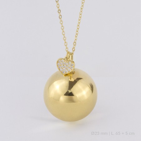 Llamador de Ángel de Plata de Ley | Ø23 mm