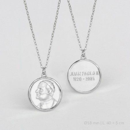 Gargantilla de Plata de Ley | Juan Pablo II