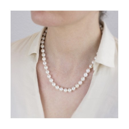 Gargantilla de Plata de Ley | Ø8 mm | 45+5 cm de extensión