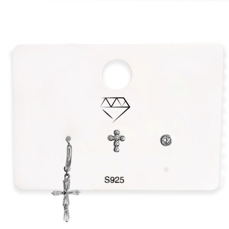 Boucles d'oreilles Zircons