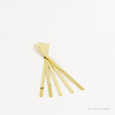 Pack de 5 pulseras de Acero Inoxidable | 16cm x 6 mm